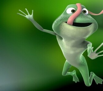 Cartoons Funny Animated Frogs Wallpaper
