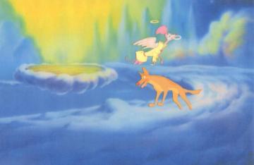 All Dogs Go To Heaven Production Cel Photo