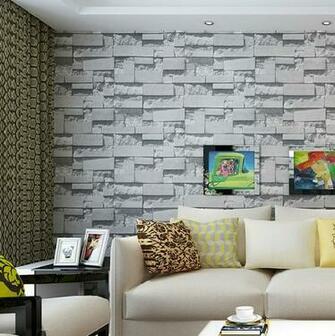 Ikea 3d Stereoscopic Wallpaper Sticker Stone Tapet Modern Contact
