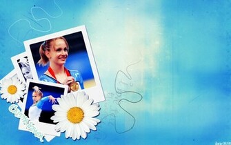 Nastia Liukin In Blue Wallpaper HD