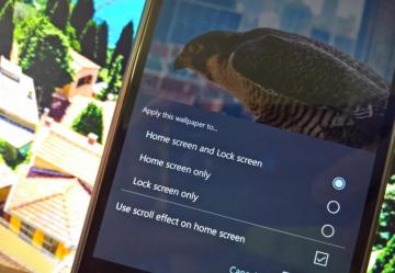 Set Lock Screen Wallpaper Using Microsoft Launcher On