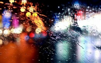 HD Beautiful Glass Rain Wallpaper