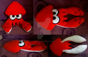 Splatoon Inkling Squid Orange By Kestrelalanza