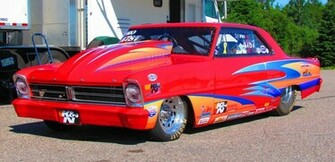 Pontiac Acadian Drag Car Wallpaper