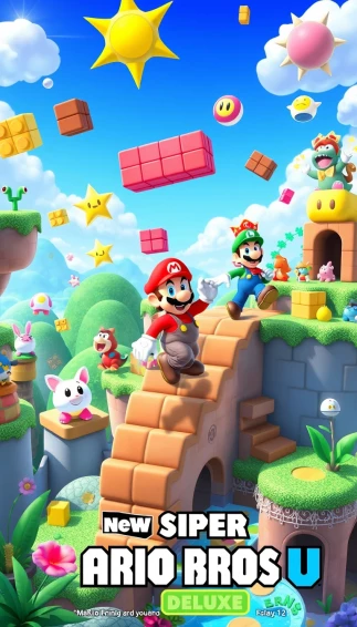 New Super Mario Bros U Deluxe Wallpaper