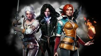 Witcher Wild Hunt Female Characters By Mathiasus