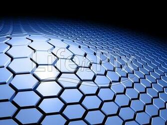 Blue Honeycomb Pattern Abstract Background Royalty Stock