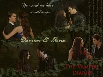 The Vampire Diaries Image Elena And Damon HD Wallpaper