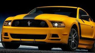 Ford Mustang Boss Front Angle Speed Wallpaper Car