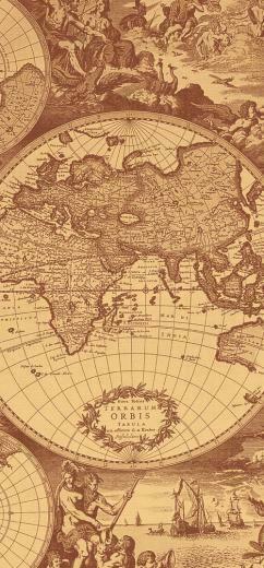 Shop Old World Map Mural Annandale Wallpaper