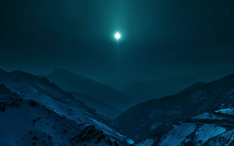 Night Mountain Wallpaper