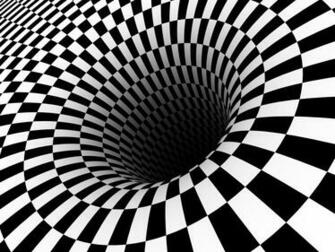 Black Hole Checkered Vortex Optical Illusions Wallpaper HD