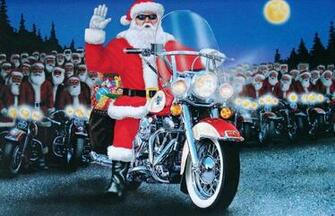 Christmas Biker Greetings Postcards For Xmas And Holidays