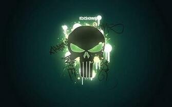 Green Skull Wallpaper