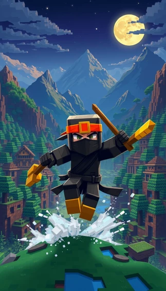 Minecraft Ninja Wallpaper