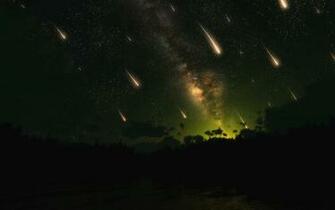 Falling Stars Meteors Wallpaper Wednesday