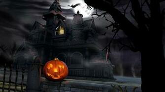 Creepy Haunted House HD Wallpaper