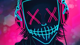 4k Mask Wallpaper