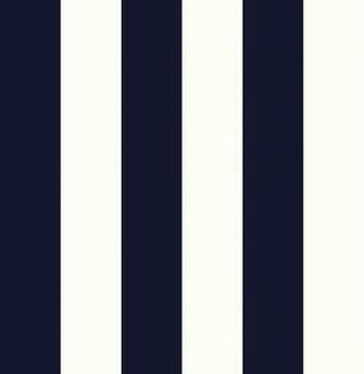 Wallpaper A Smart Dark Navy Blue And Off White Wide Striped