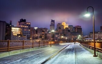 City Background Wallpaper Winter HD