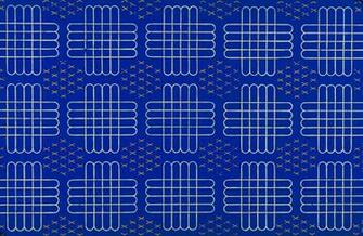Grid Cross Blue White Yellow Wallpaper For Cole Son