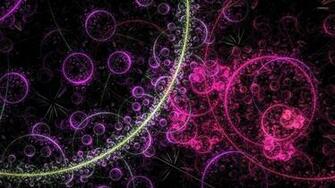 Fractal Pink Circles Wallpaper Abstract