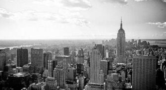 New York City Black And White Background Wallpaper