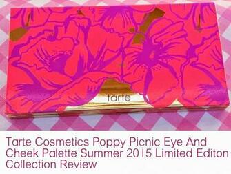 Cdel Beauty Tarte Cosmetics Poppy Picnic Eye And Cheek Palette Re