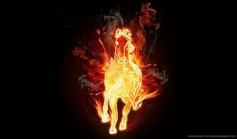 Fire Horse Wallpaper