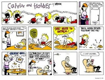 Funny Calvin And Hobbes Comic Strip Wallpaper