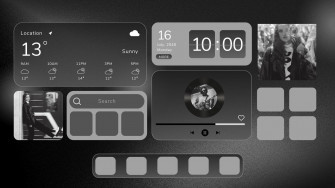 Custom Desktop Organizer Wallpaper Templates