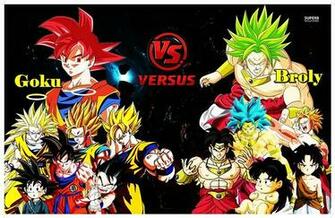Goku Vs Broly Wallpaper Darkuchihasharingan Deviantart Art