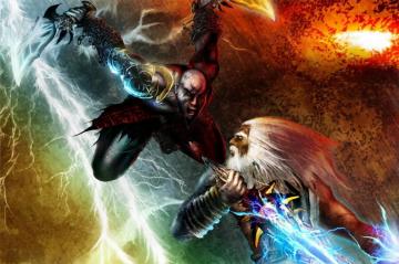 God Of War Kratos Vs Zeus Wallpaper