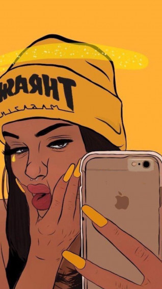 Wallpaper iPhone Cartoon