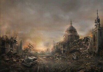 Destroyed City Wallpaper Destroy By Kukubirdwei