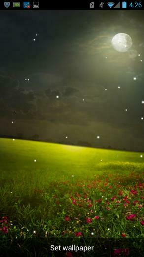 Fireflies Live Wallpaper Android Apps On Google Play