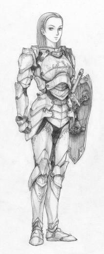 Female Knight Armor Drawing Ladies In Image