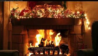 Christmas Fireplace Screensaver
