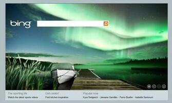 Bing S Video Background Brings Aurora Borealis To Your Pc