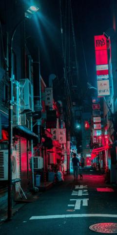 Avennon On City Wallpaper Cyberpunk Neon