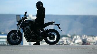 Yamaha Fz And Black Rider HD Wallpaper In
