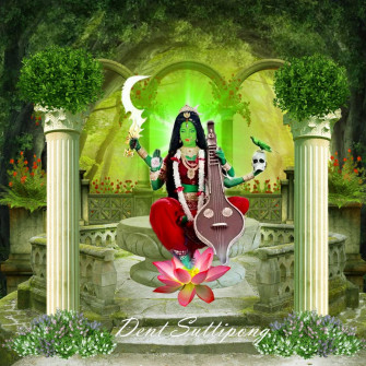 Matangi Or Matangeshwari Indian Goddess Kali Sculpture