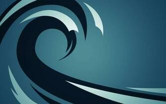Waves Illustration Wallpaper Stock