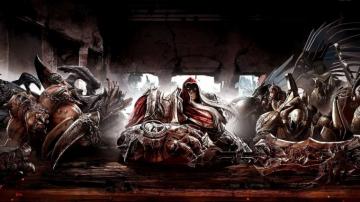 Four Horsemen At The Table In Darksiders Wallpaper