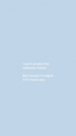 Sweet And Cheesy Blue Aesthetic Quote iPhone Wallpaper