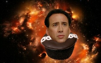 Nic Cage Cupcake
