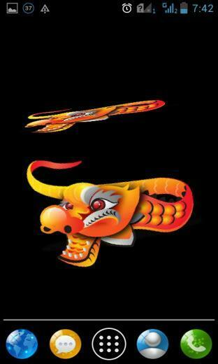 3d Chinese Dragon Cube Live Wallpaper For Your Android