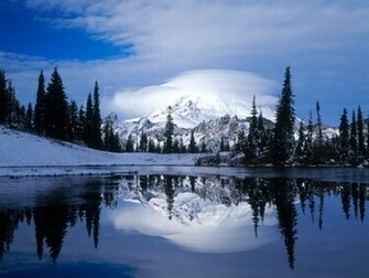 Snow Wallpaper Snowy Mountain