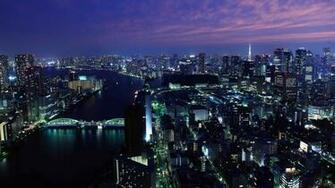 Japan Tokyo Cityscapes Skylines Buildings Skyscrapers Asians Asia