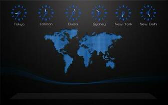 Wallpaper Textures Simple Map Time World Clocks Desktop